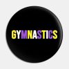 Gymnastics Nonbinary Flag Colors Pin Official Gymnastics Gifts Store Merch