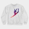 Leap Silhouette Crewneck Sweatshirt Official Gymnastics Gifts Store Merch