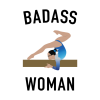 Badass Woman Pin Official Gymnastics Gifts Store Merch