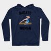 Badass Woman Hoodie Official Gymnastics Gifts Store Merch