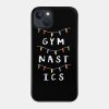 Gymnastics Christmas Lights Phone Case Official Gymnastics Gifts Store Merch