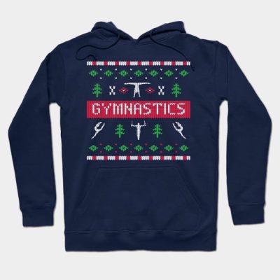 Gymnastics Ugly Christmas Sweater Hoodie Official Gymnastics Gifts Store Merch