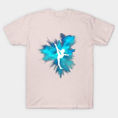 Gymnast Silhouette Explosion T-Shirt Official Gymnastics Gifts Store Merch