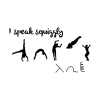 I Speak Squiggly Pin Official Gymnastics Gifts Store Merch