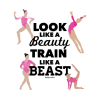 Pink Look Like A Beauty Train Like A Beast Pin Official Gymnastics Gifts Store Merch