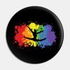 Rainbow Gymnast Splatter Pin Official Gymnastics Gifts Store Merch