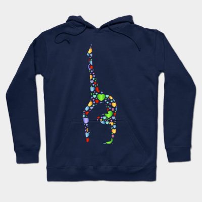 Gymnastics Silhouette Hoodie Official Gymnastics Gifts Store Merch