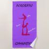 acrobatic gymnastics beach towel w up to 3 names r9a1d4bdd38164e5cb210fee60b3810b0 eapwm 1000 - Gymnastics Gifts