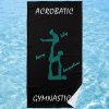 acrobatic gymnastics beach towel w up to 3 names r dnoa5 1000 - Gymnastics Gifts