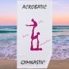 acrobatic gymnastics beach towel w up to 3 names r rh7hx 1000 - Gymnastics Gifts