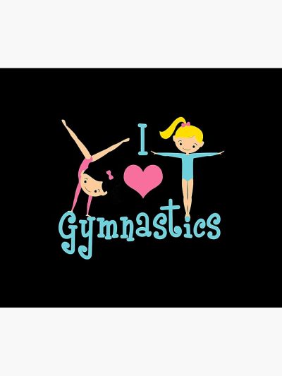 I Love Gymnastics - Gymnastics Player Tapestry Official Gymnastics Gifts Store Merch