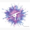 Gymnast Rainbow Explosion Pink Blue Tapestry Official Gymnastics Gifts Store Merch