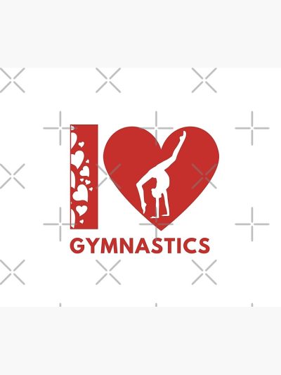 I Love Gymnastics Tapestry Official Gymnastics Gifts Store Merch