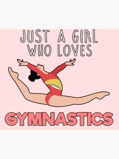 Just A Girl Who Loves Gymnastics. Tapestry Official Gymnastics Gifts Store Merch