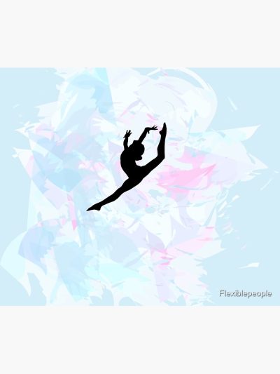 Water Colour Gymnastics Silhouette Tapestry Official Gymnastics Gifts Store Merch