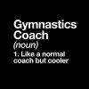 Gymnastics Coach Funny Definition Trainer Gift Design Tote Bag Official Gymnastics Gifts Store Merch