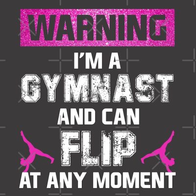 Flipping Gymnast Tote Bag Official Gymnastics Gifts Store Merch