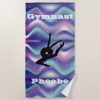 girls gymnastics beach towel with her name r87c20553aee6404693e45fe97e4c5218 eapwm 1000 - Gymnastics Gifts