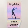 girls gymnastics beam queen faux glitter beach tow beach towel r227a0cb9f3a448348bfd7611a8bea6ee eapwm 1000 - Gymnastics Gifts