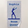 girls gymnastics beam queen faux glitter beach towel r2bbde71afbf94bf8a7958f44cc7e5eac eapwm 1000 - Gymnastics Gifts