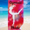 girls gymnastics bubble fun beach towel r rab5y 1000 - Gymnastics Gifts