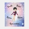 gym star black hair brown eyes burgundy leotard fleece blanket rf9069c843d4e43f290b4599f45281c1a zke88 1000 - Gymnastics Gifts