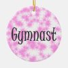 gymnast pink and white ceramic ornament r0143d1ef72aa47298c0072e1c9af0fac x7s2y 8byvr 307 - Gymnastics Gifts