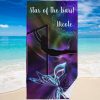 gymnastics butterfly star of the bars personalized beach towel r rvpqv 1000 - Gymnastics Gifts