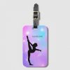 gymnastics gradient w name of gymnast luggage tag r6b89744654a948ab8401e298ad56a699 6hen5 8byvr 1000 - Gymnastics Gifts