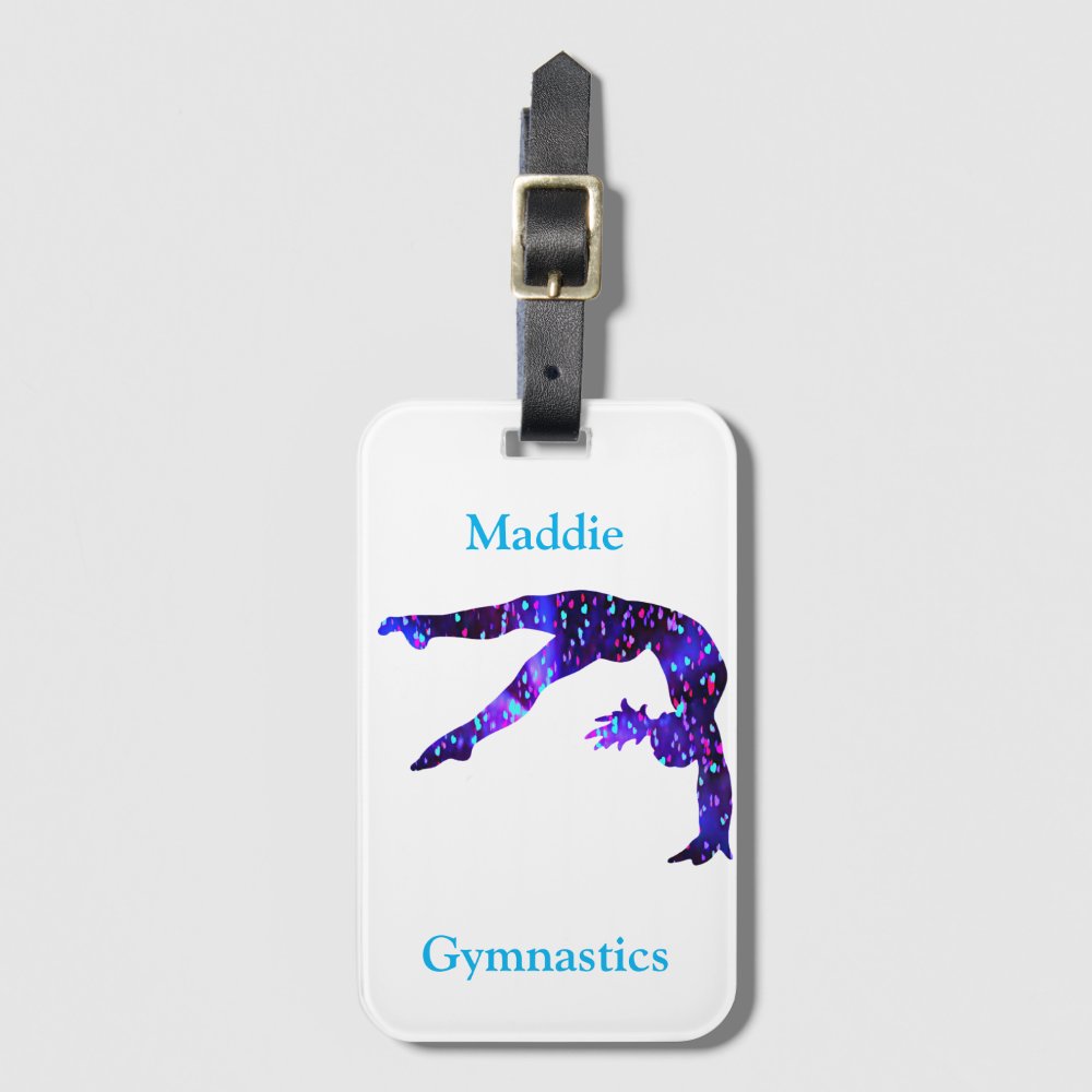 gymnastics handspring luggage tag rf9fe04f9544c4f68a980d8168e199c8d 6hen5 8byvr 1000 - Gymnastics Gifts