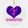 gymnastics sparkle heart ceramic ornament ra591e93a385f4898abc869cc503d216f x7s2y 8byvr 307 - Gymnastics Gifts