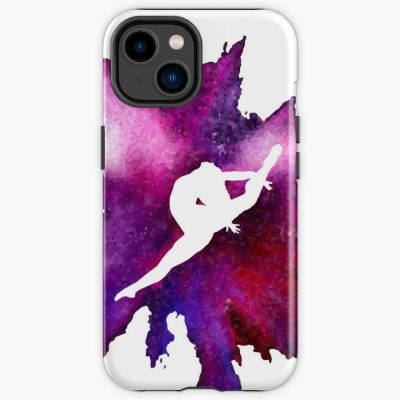 Gymnast Explosion Silhouette Galaxy Iphone Case Official Gymnastics Gifts Store Merch