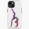 Gymnastics Girl, Watercolor Gymnastics, Teen Gift, Gymnastics Wall Art Iphone Case Official Gymnastics Gifts Store Merch