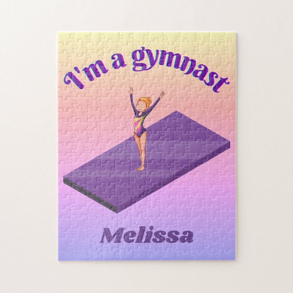 im a gymnast girl w leotard on purple gym mat jigsaw puzzle r9f2d2aea3a204fc487ff3174d5255c99 ambn9 8byvr 1000 - Gymnastics Gifts