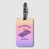 im a gymnast girl w leotard on purple gym mat luggage tag re4eef5292d4c47fc85aed0282f5f7f70 6hen5 8byvr 1000 - Gymnastics Gifts