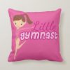 little gymnast pink throw pillow rc7dc5470e9484015a27a3688fd9a76d7 i5fqz 8byvr 1000 - Gymnastics Gifts