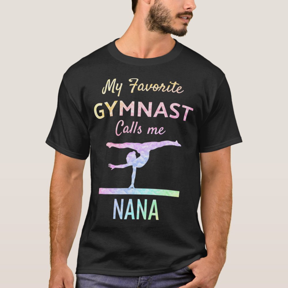 my favorite gymnast calls me nana proud gymnastics t shirt rc3ed97304627429a917fb1d901a6dd29 k2gm8 1000 - Gymnastics Gifts
