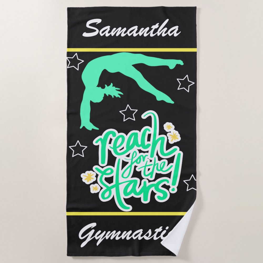 reach for the stars gymnastics tumbling beach towel rb1c7663ada0c4596804e33743982190b eapwm 1000 - Gymnastics Gifts