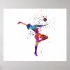 rhythmic gymnastics in watercolor poster ra2783bdd626748a2b76d5125ca174b54 wvo 8byvr 307 - Gymnastics Gifts