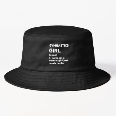 Gymnastics Girl Definition Lovers,Funny Gymnastics Gift For Womens Bucket Hat Official Gymnastics Gifts Store Merch