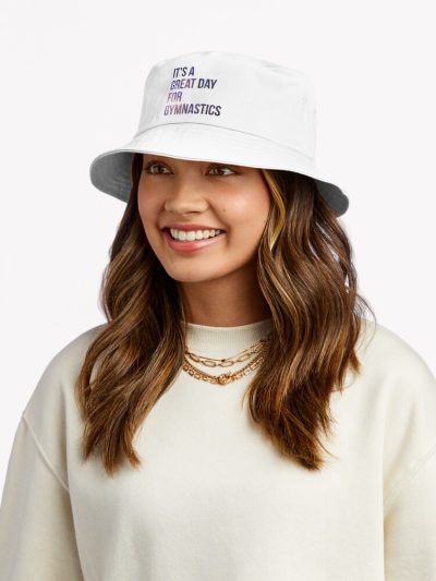 It'S A Great Day For Gymnastics Bucket Hat Official Gymnastics Gifts Store Merch