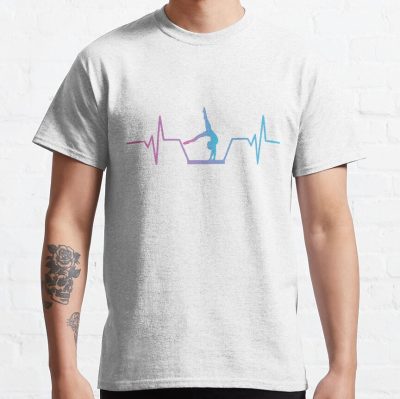 Gymnastics Heartbeat T-Shirt Official Gymnastics Gifts Store Merch