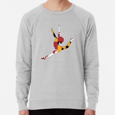 Gymnastics Maryland Flag Decal Art Sweatshirt Official Gymnastics Gifts Store Merch