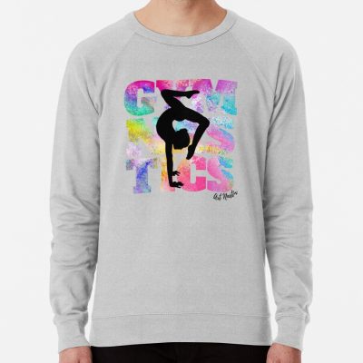 Gymnastics Silhouette Art Sweatshirt Official Gymnastics Gifts Store Merch