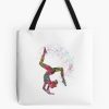 Gymnastics Girl, Watercolor Gymnastics, Teen Gift Tote Bag Official Gymnastics Gifts Store Merch