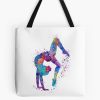 Gymnastics Tumbling Watercolor Sports Tote Bag Official Gymnastics Gifts Store Merch