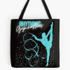 Rhythmic Gymnastics Teal Ribbon Tote Bag Official Gymnastics Gifts Store Merch