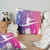 Gymnast Rainbow Throw Pillow Official Gymnastics Gifts Store Merch