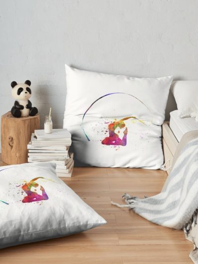 Rhythmic Gymnastics Throw Pillow Official Gymnastics Gifts Store Merch