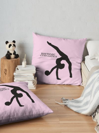 Rhythmic Gymnastics Throw Pillow Official Gymnastics Gifts Store Merch